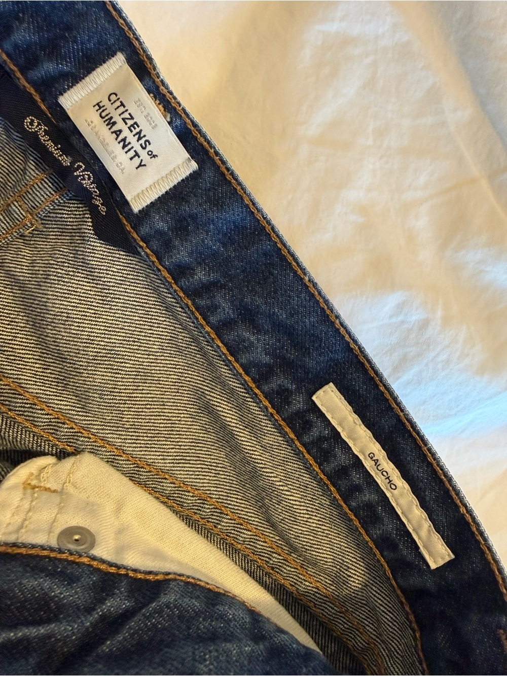 Citizen of Humility Gaucho Blue Denim Jeans Size: 29 Made in U.S - Picture 4 of 7